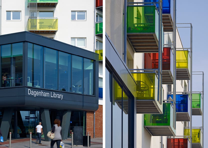 Dagenham Library And Residences Dagenham Architectureplb